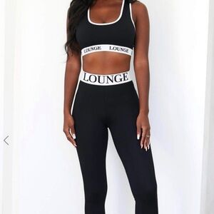 Lounge Underwear Reborn Sports Bralette Leggings Set